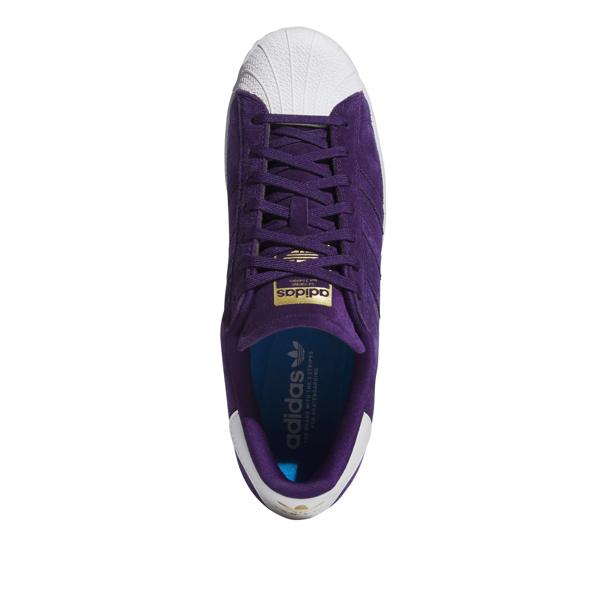 Ortholite Adidas Shoes Adidas Superstar Purple/Zero Spark/Gold