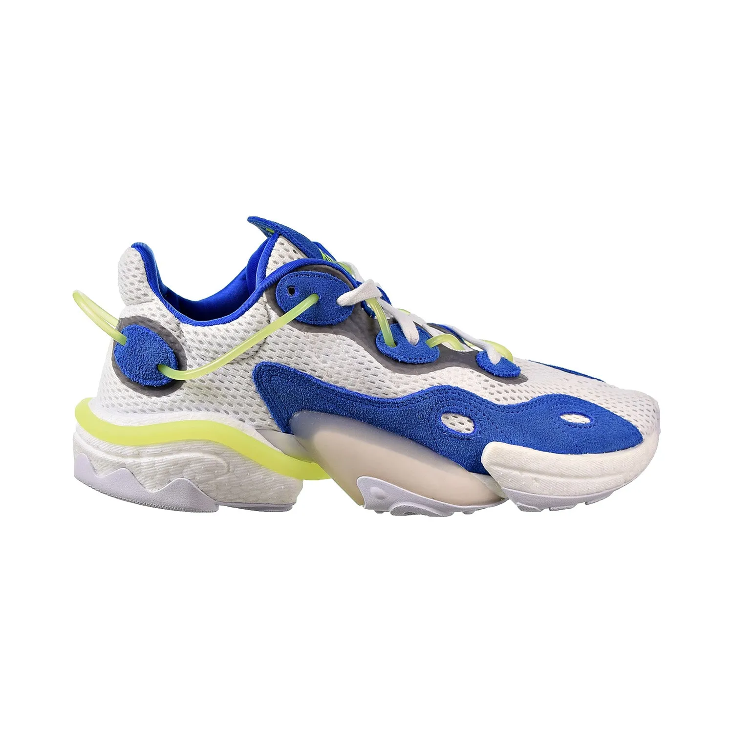 Adidas Torsion X Men's Shoes Blue-White-Solar Yellow Adidas Adistar Weightlifting Shoes
