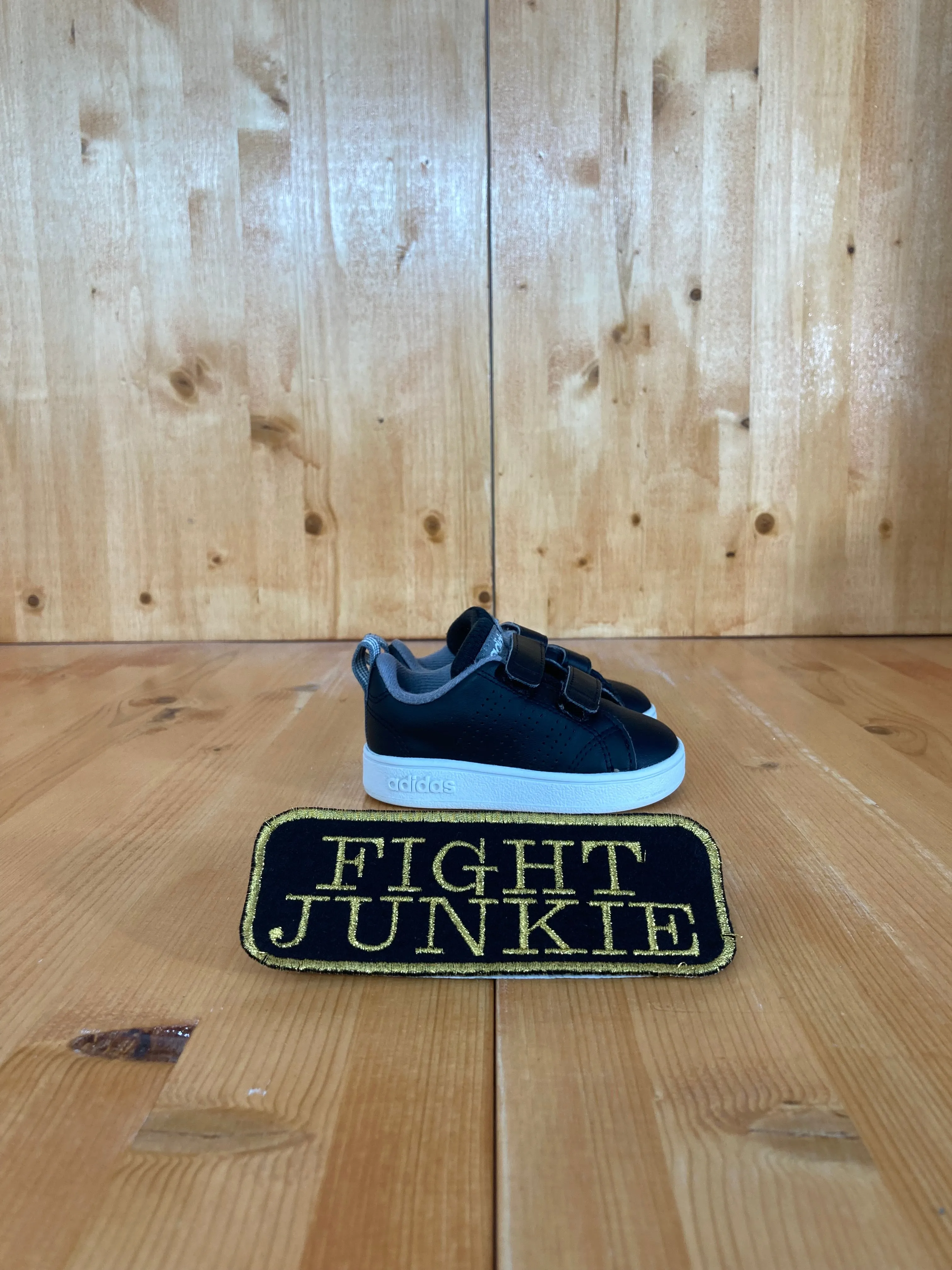 Coolest Adidas Shoes ADIDAS VS ADVANTAGE CLEAN CMF Infant Baby Size 4 Shoes Sneakers Black DB1823