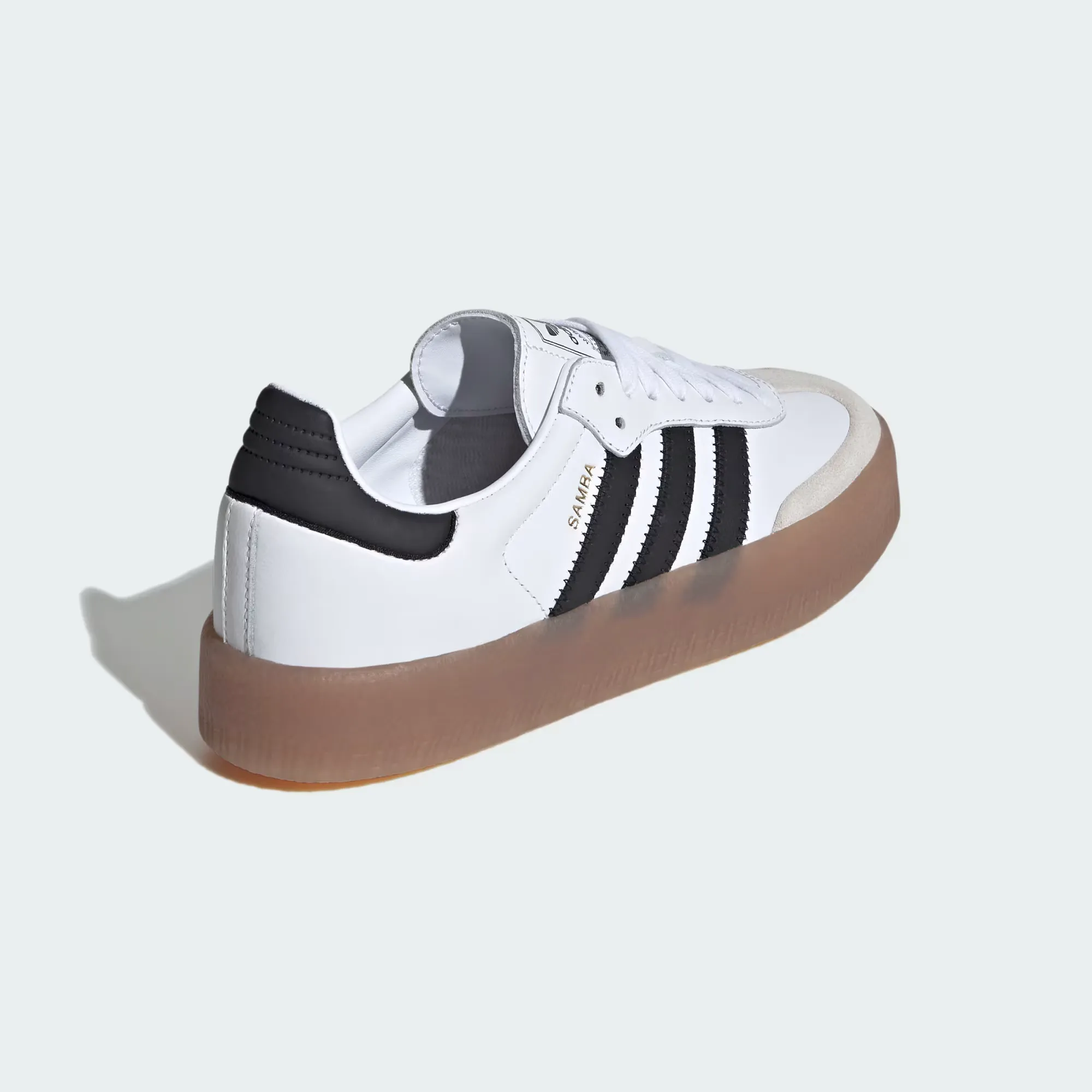 Adidas Pronation Shoes Adidas - W Sambae ~ Cloud White/Core Black/Gold Metallic