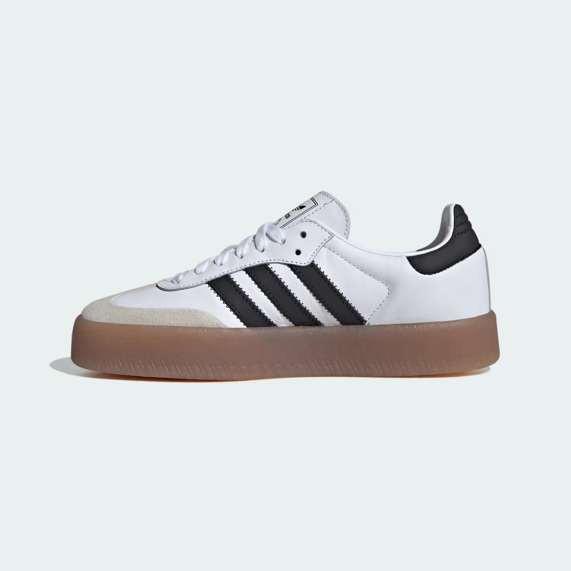 Old School Adidas Shoes Adidas - W Sambae ~ Cloud White/Core Black/Gold Metallic