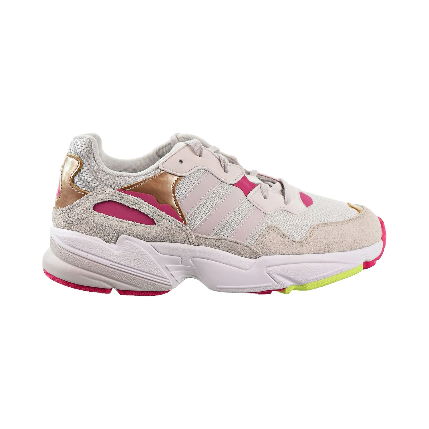 Adidas Yung-96 Big Kids Shoes Grey/Orchid Tint/Cloud White Husker Adidas Shoes