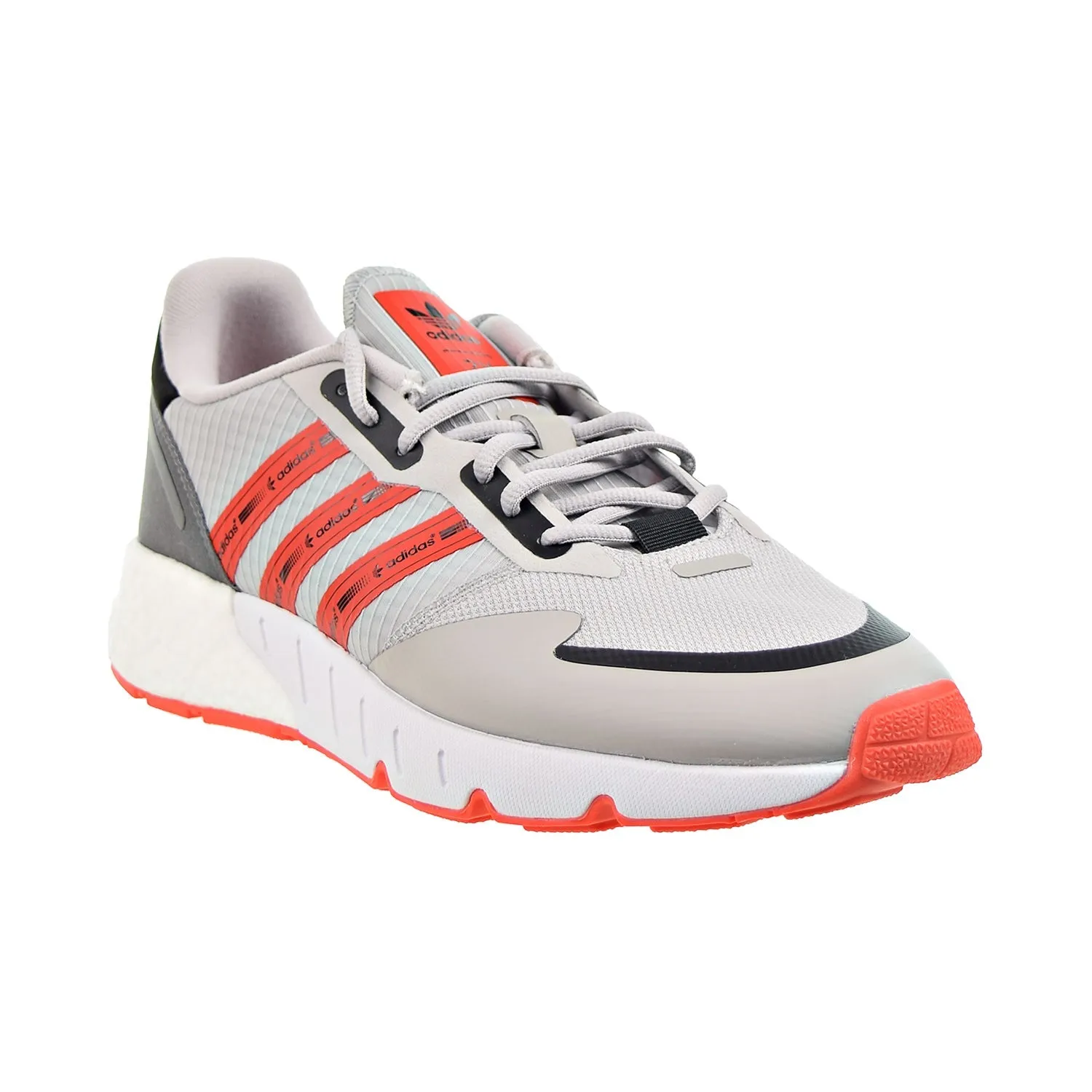 Lego Adidas Shoes Adidas ZX 1K Boost Men's Shoes Grey Two-Semi Solar Red-Cloud White