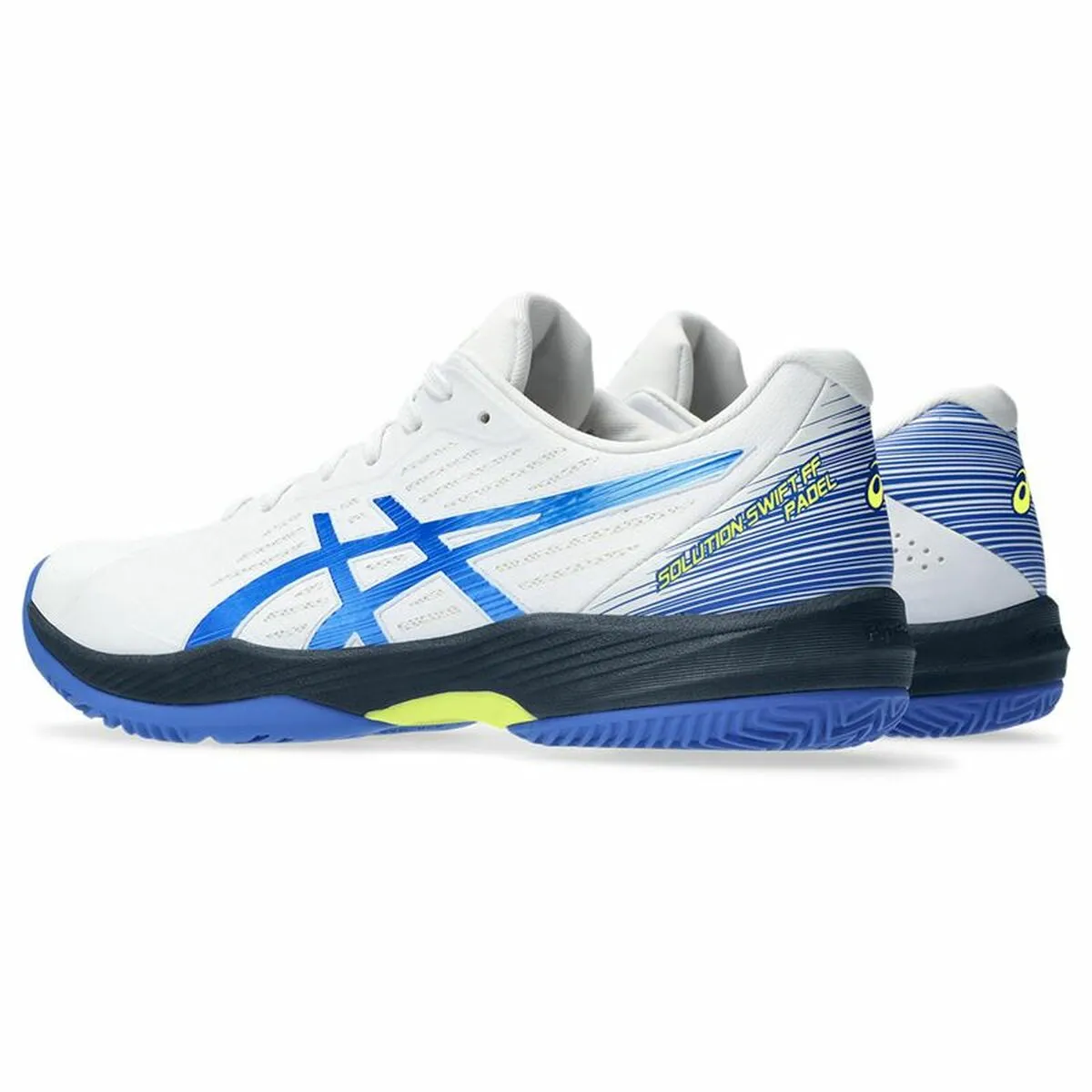 Adult's Padel Trainers Asics Solution Swift Ff Men White Asics Shoes Gel-1130