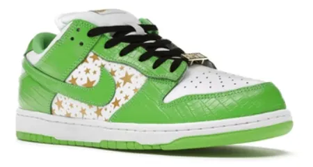 Tokyo 2020 Asics Shoes NIKE SB SUPREME DUNK LOW STARS MEAN GREEN