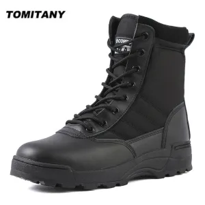 Tactical Military Boots Men Boots Special Force Desert Combat Army Boots Outdoor Hiking Boots Ankle Shoes Men Work Safty Shoes Hiking Shoes Phoenix