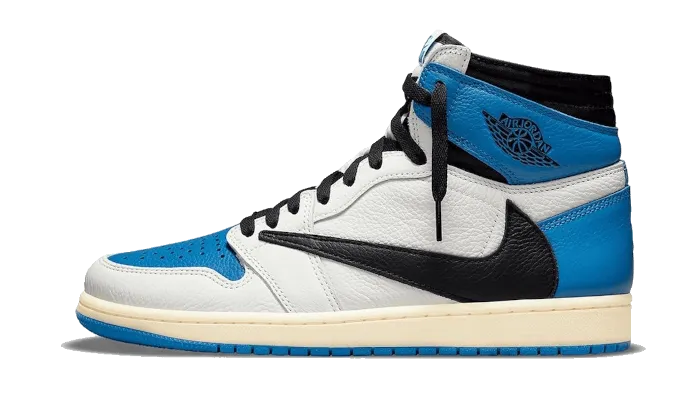 Asics Shoes Sneaker Air Jordan 1 Retro High OG SP Travis Scott Fragment Military Blue