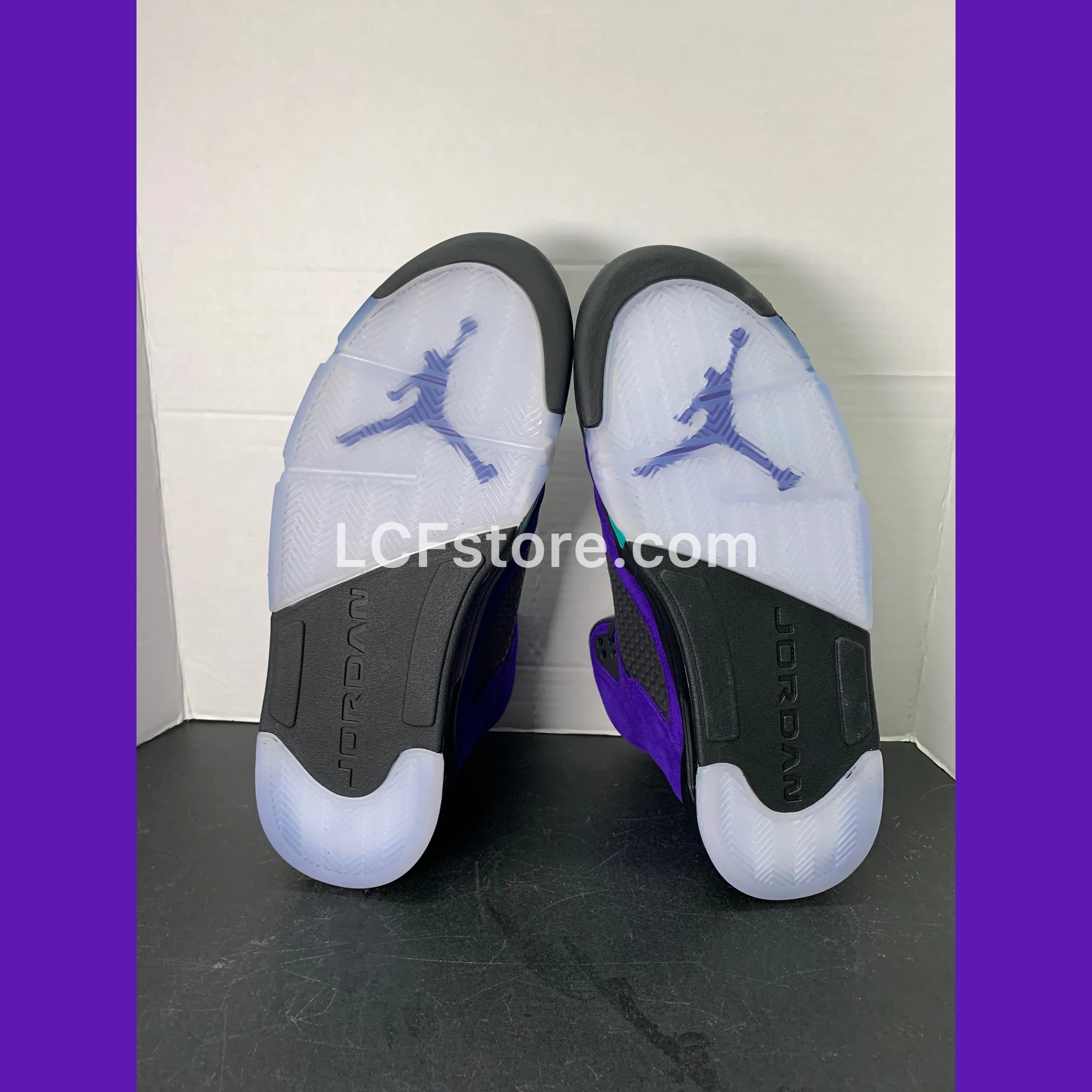 Asics Rubber Shoes Air Jordan 5 Retro Alternate Grape