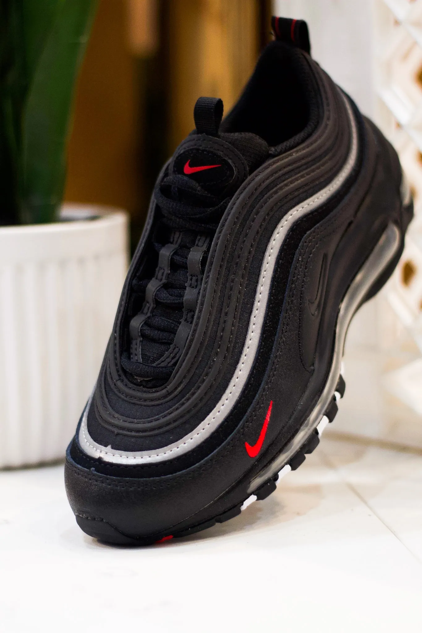 AIR MAX 97 (GS) "BLACK/RED" Asics Shoes Store In Delhi