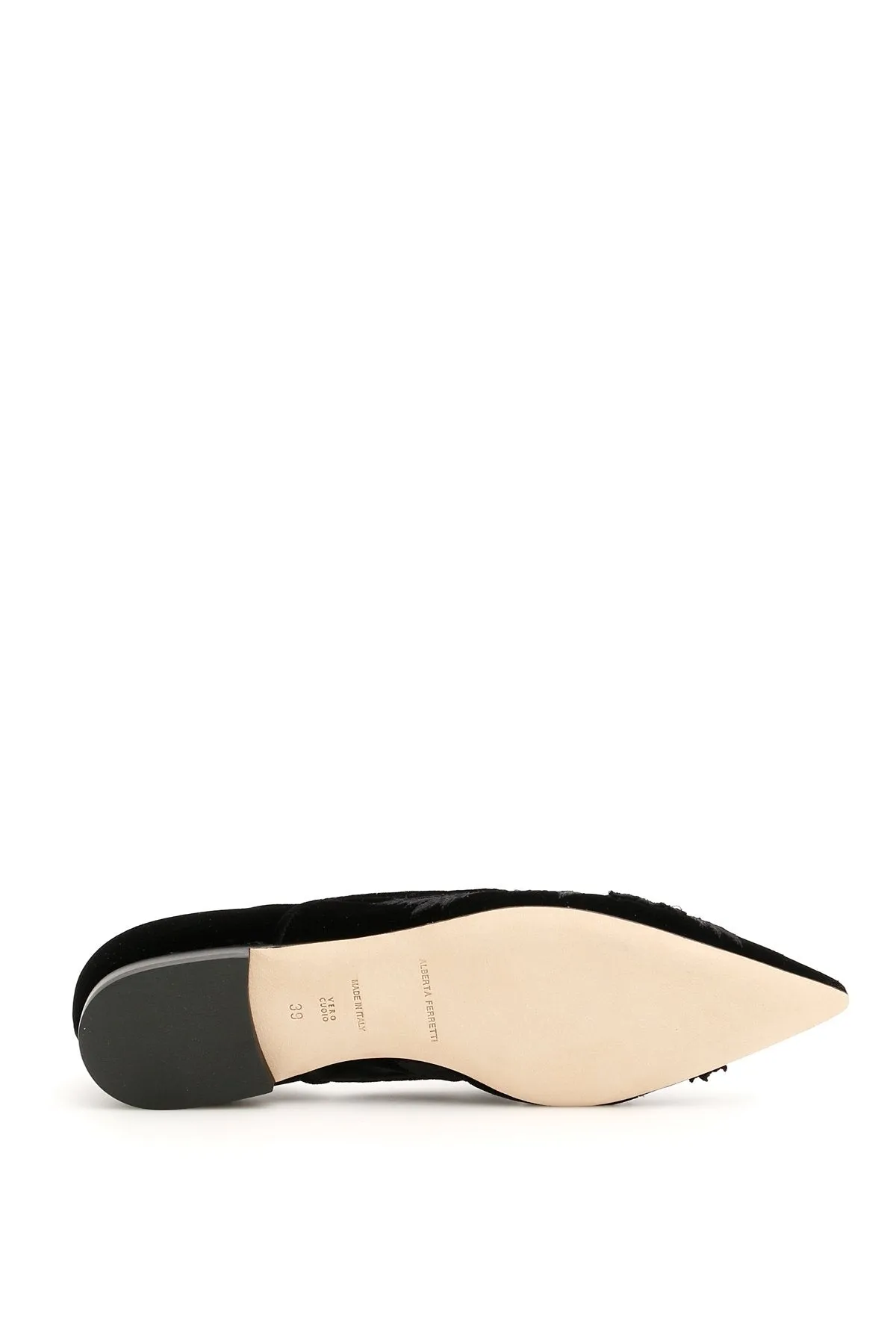 Shoe Brands For Flat Feet Alberta Ferretti Pointed Toe Ballerinas