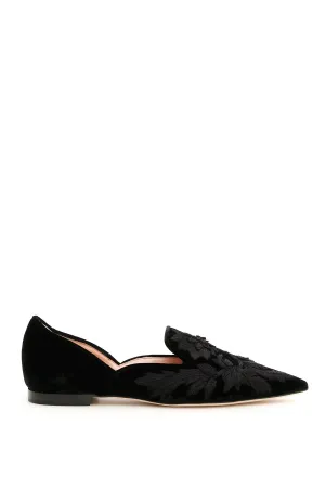Tie Flat Shoes Alberta Ferretti Pointed Toe Ballerinas
