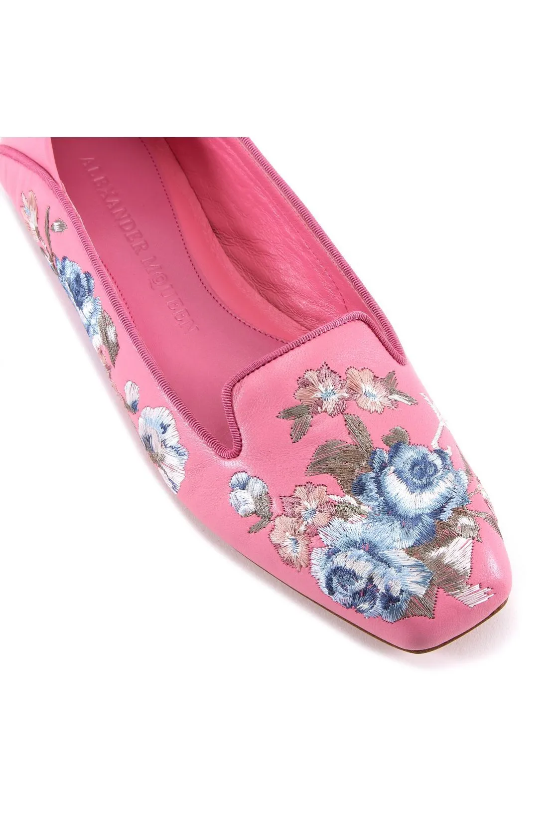 Alexander McQueen Embroidered Moccasins Good Shoes