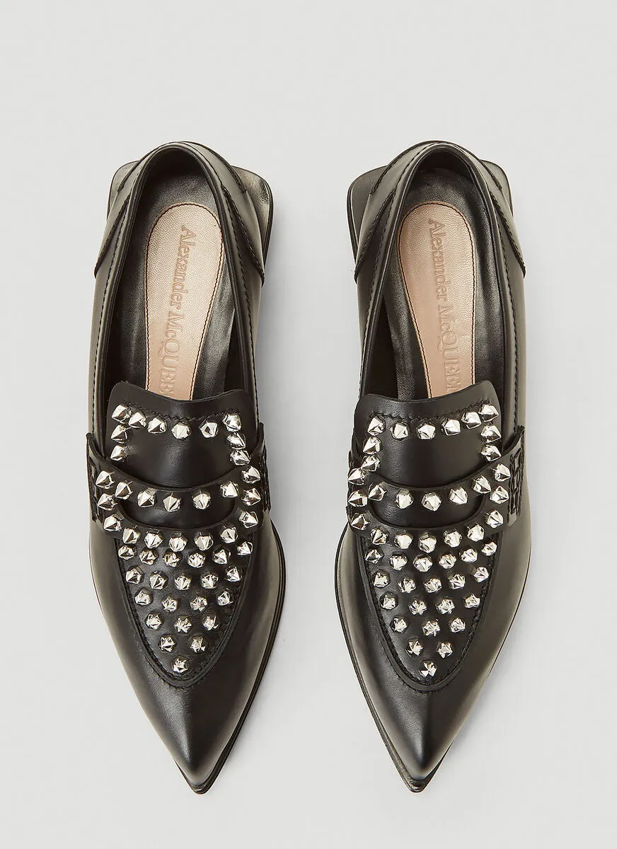 Best Gym Shoes Flat Feet Alexander McQueen Studded Penny Loafers