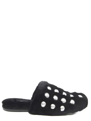 Flats Best Walking Shoes Alexander Wang Fur Amelia Slides