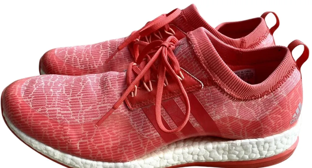 Adidas Ladies Pureboost XG Golf Shoes in Coral Size 8 MSP$ Adidas Deck Shoes
