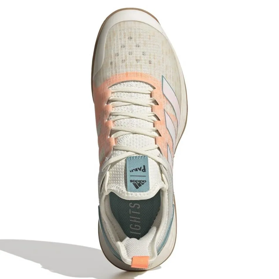 adidas Adizero Ubersonic 4 Parley Women's Tennis Shoes (White/Beam Orange) Custom Adidas Samba Shoes