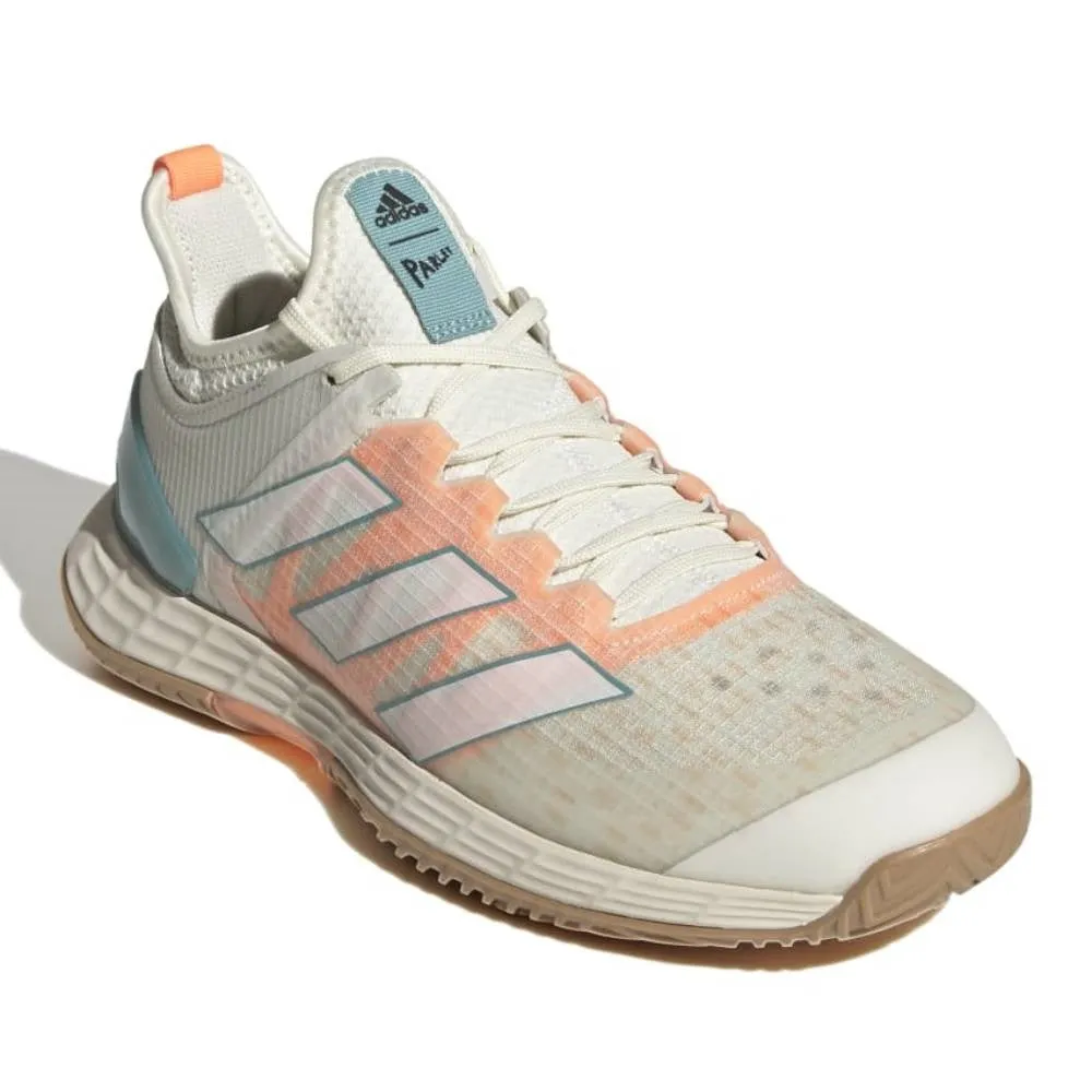 adidas Adizero Ubersonic 4 Parley Women's Tennis Shoes (White/Beam Orange) Messi Adidas Shoes