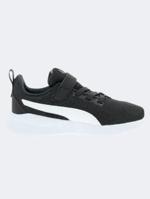 Puma Anzarun Lite Ac Plus Ps-Boys Lifestyle Shoes Black/White Asics Shoes For Running