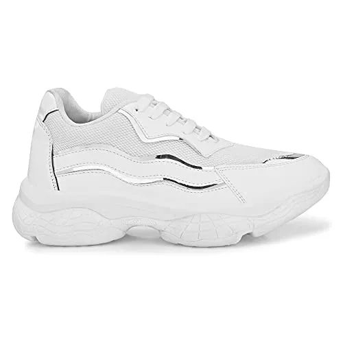 Amico Women's & Girls Sneakers Casual Shoe White Sneakers 2024