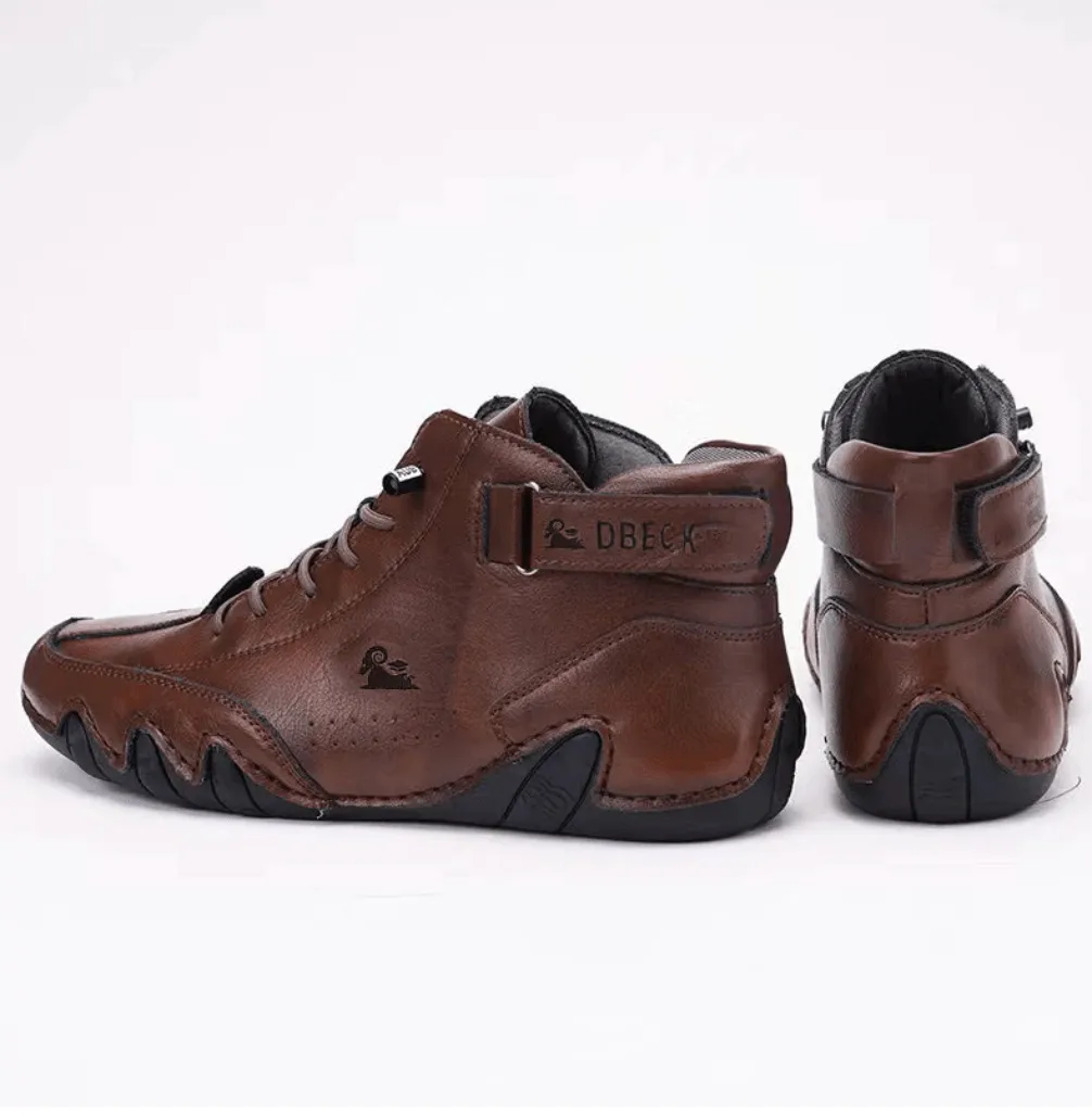 Hiking Shoes Tight Or Loose Casual Mens Shoes,Comfort Dbeck Waterproof Lightweight Men Outdoor Leather Boots for Hiking, Camping & Driving