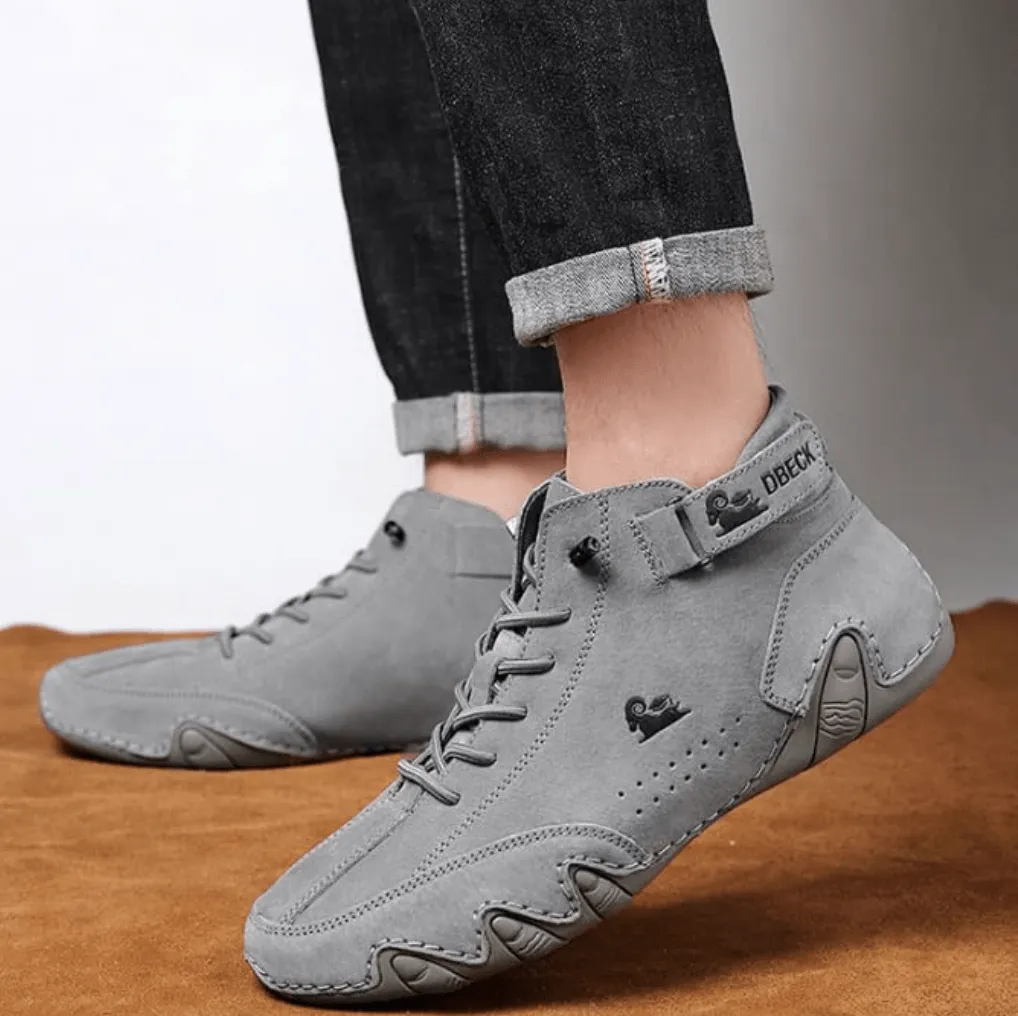 Casual Mens Shoes,Comfort Dbeck Waterproof Lightweight Men Outdoor Leather Boots for Hiking, Camping & Driving Biking Hiking Shoes