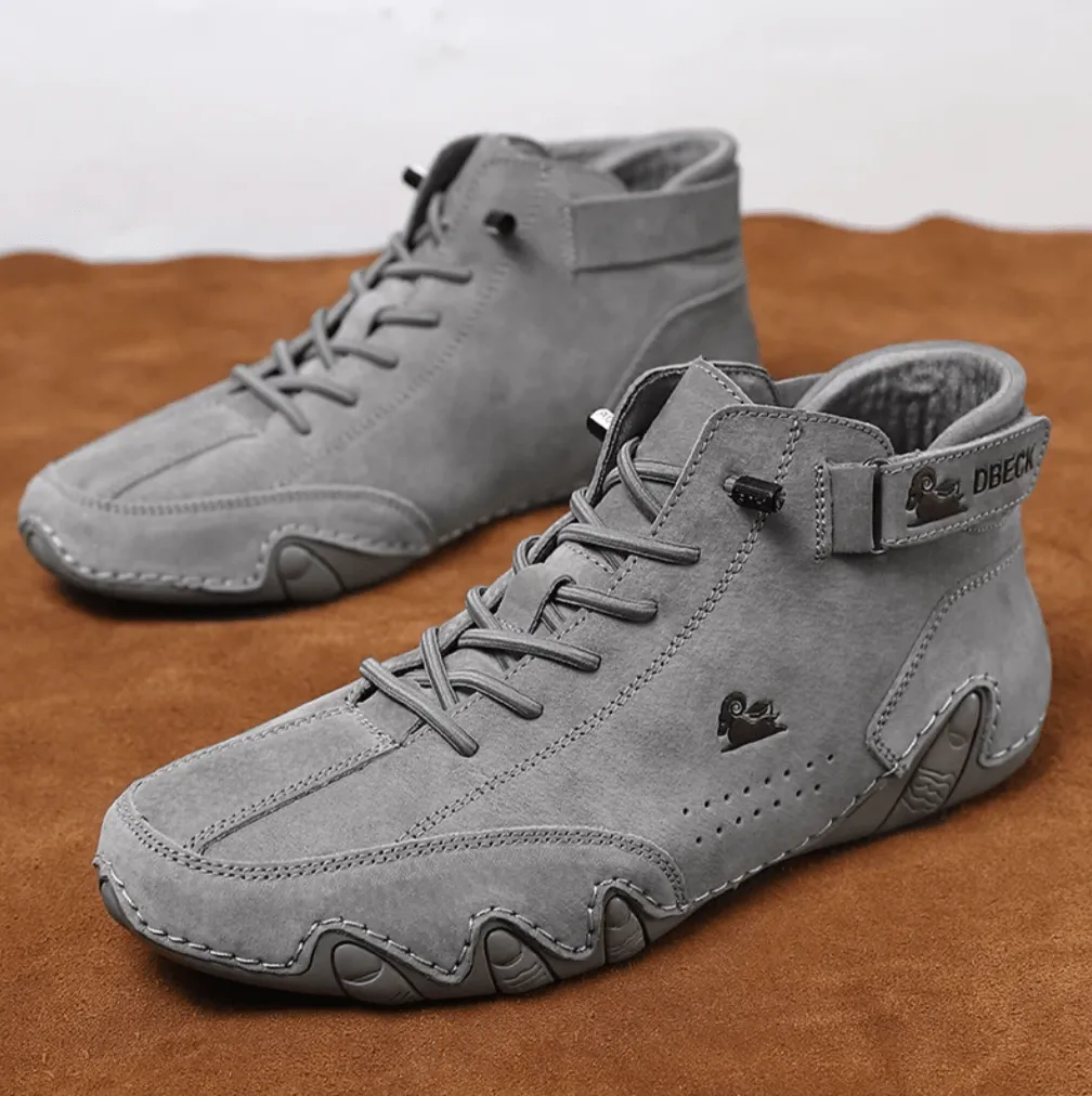 Casual Mens Shoes,Comfort Dbeck Waterproof Lightweight Men Outdoor Leather Boots for Hiking, Camping & Driving Youth Hiking Shoes