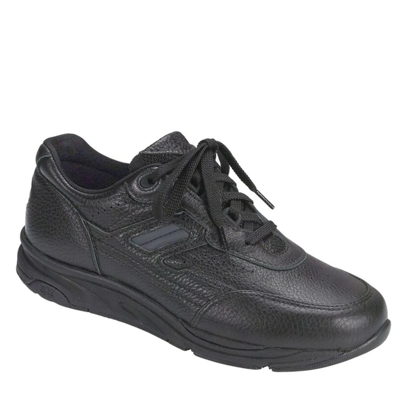 Women's Tour Lace Up Sneaker Black Trail Shoe On Road