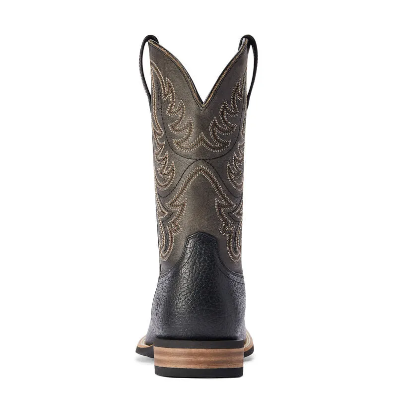 Ariat Everlite Countdown Black Western Boot Kangaroo Skin Boots