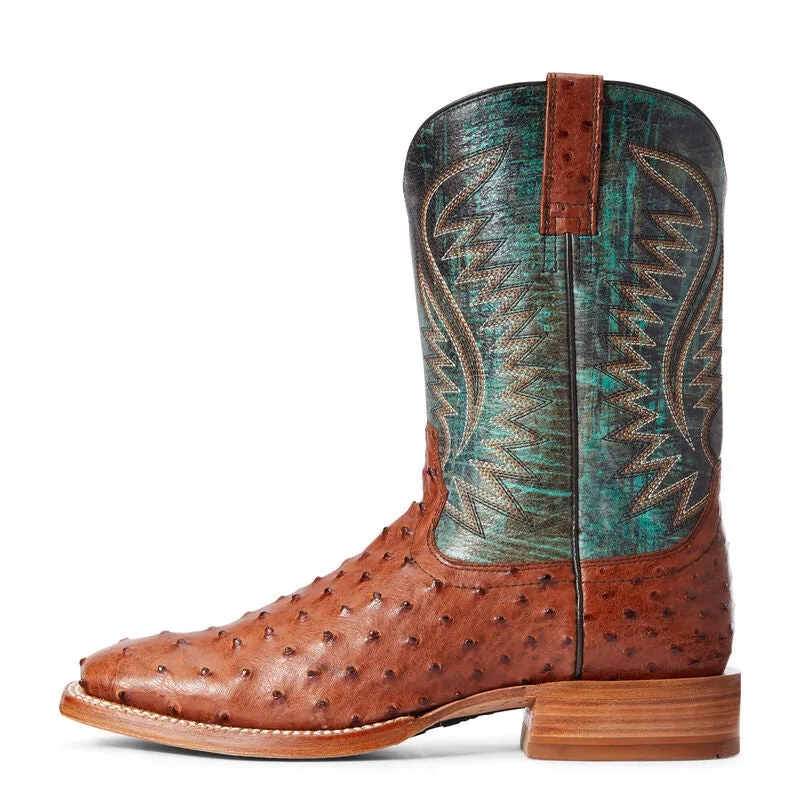 Ariat Gallup Brandy Full Quill Ostrich Boot Boots To Wear With Skirts