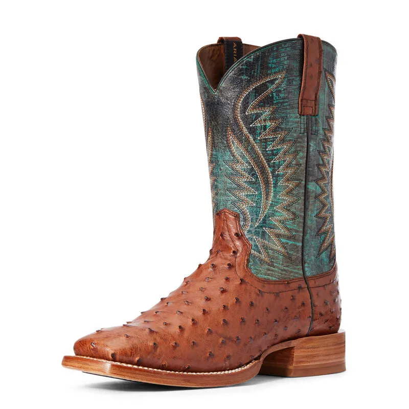 Ariat Gallup Brandy Full Quill Ostrich Boot Boots In The Park San Diego