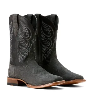 ARIAT WILEY BLACK ELEPHANT ROUGHOUT PRINT COWBOY BOOT Dryshod Boots