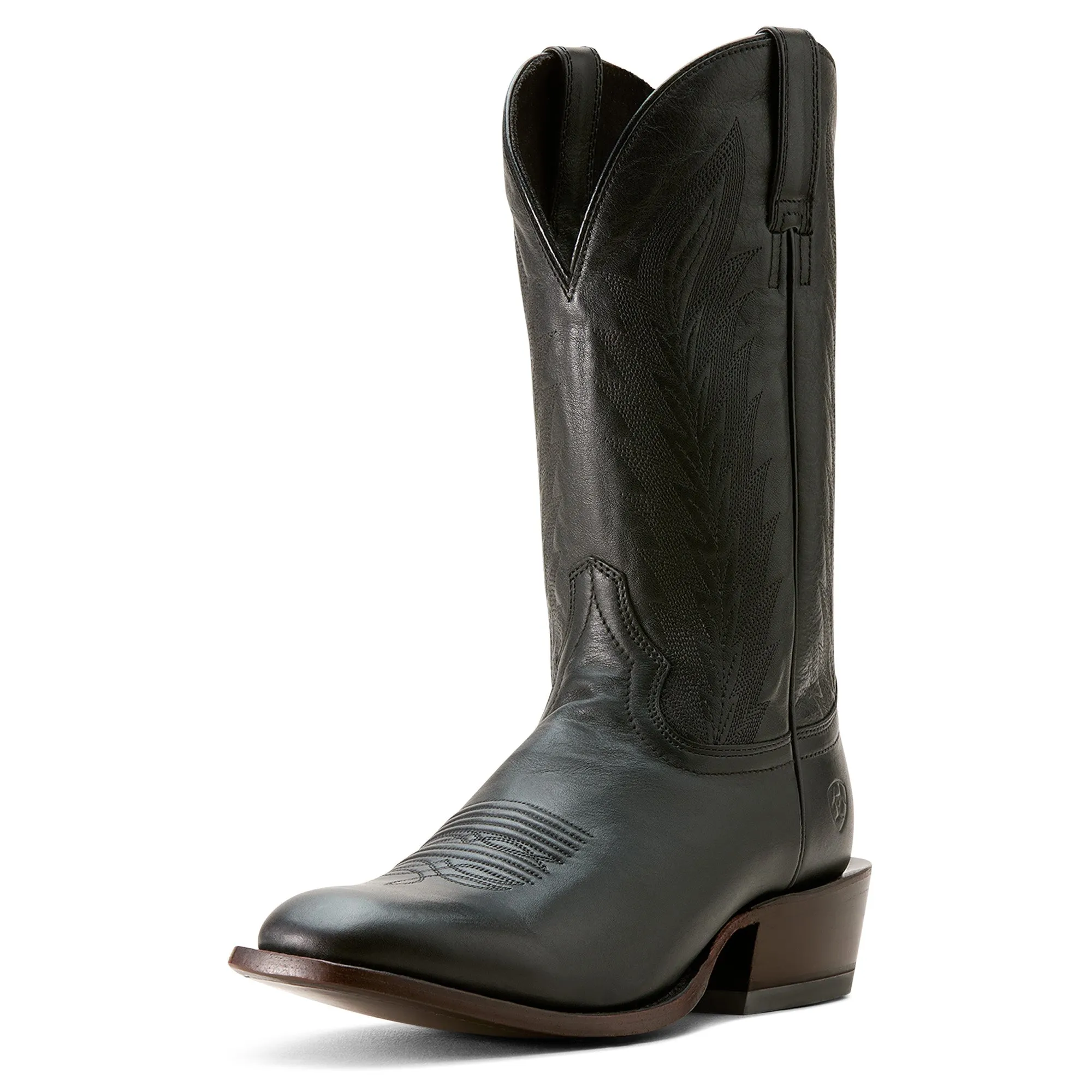 ARIAT WILLIE MIDNIGHT BLACK BOOT Rubber Sole Cowgirl Boots