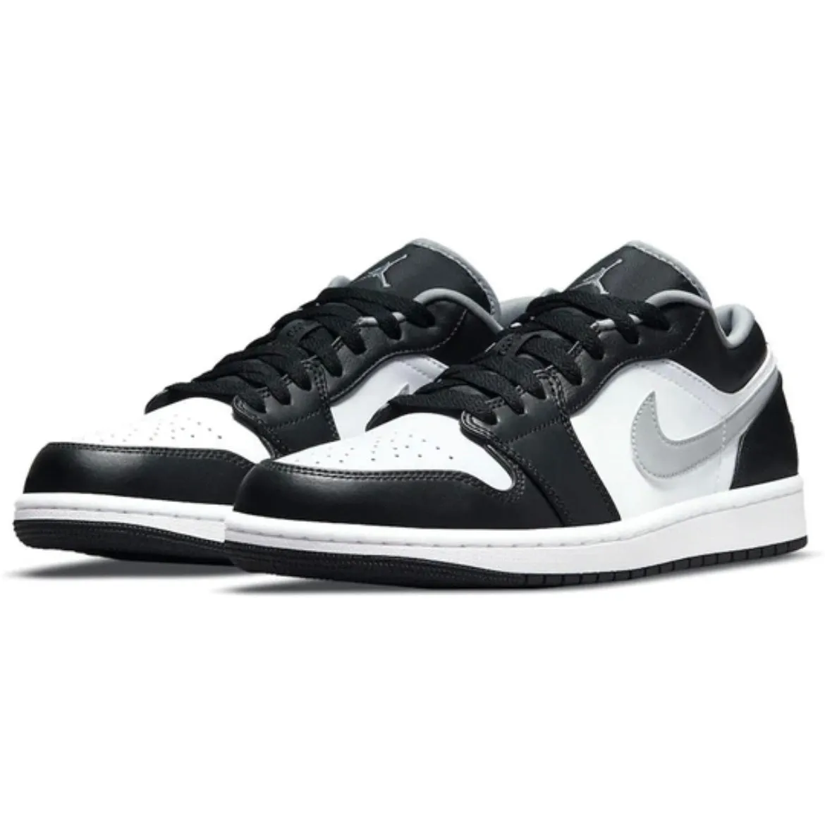 Jordan 1 Low Black White Grey Best Comfortable Asics Shoes