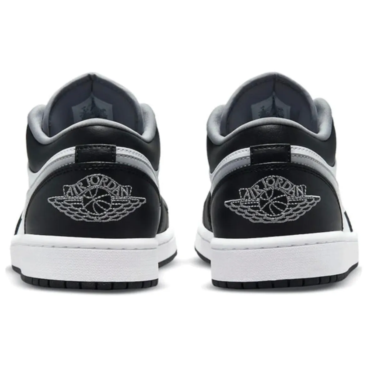 Jordan 1 Low Black White Grey Asics Speed Shoes
