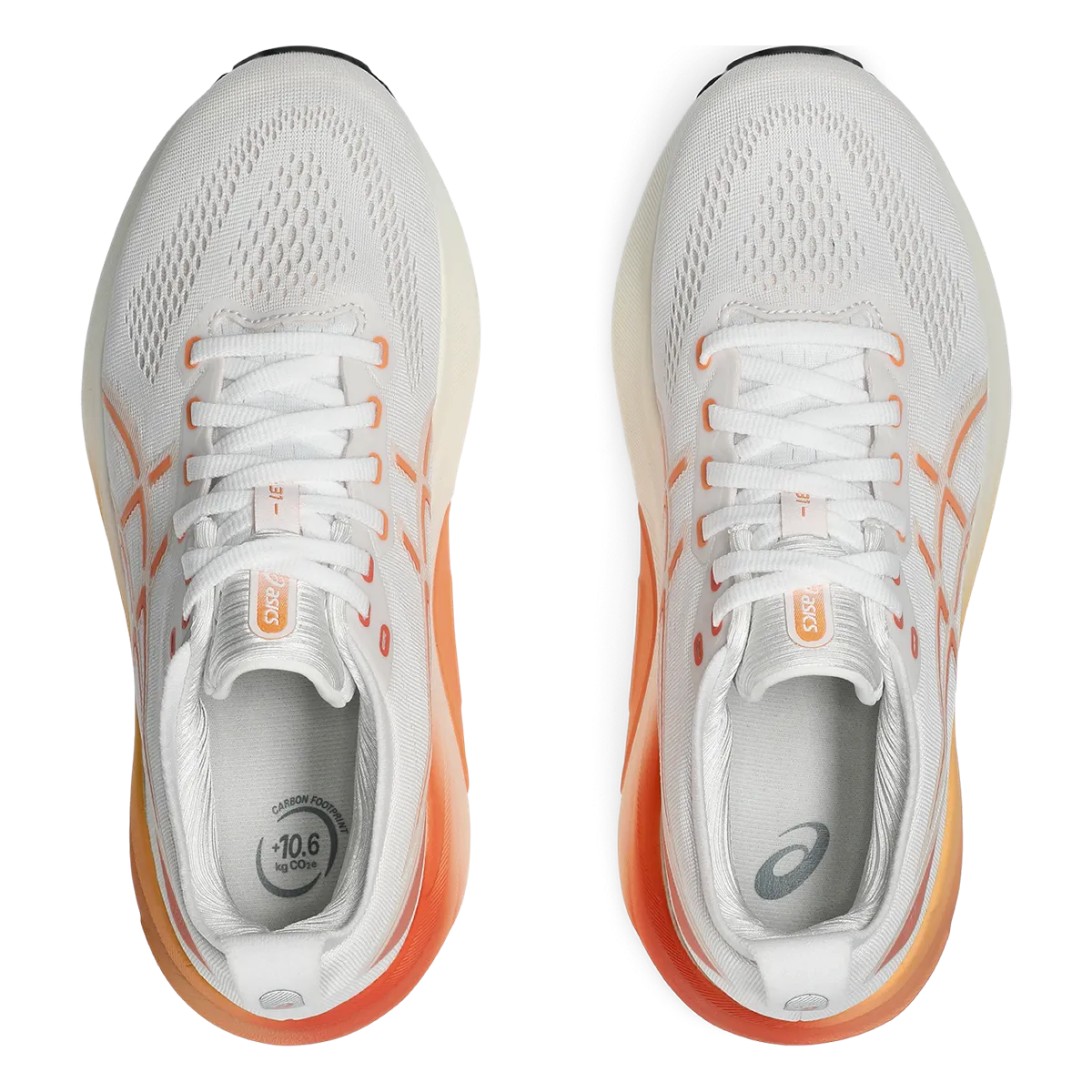 Asics Gel Kayano 31 - White - Faded Orange Non Slip Asics Shoes