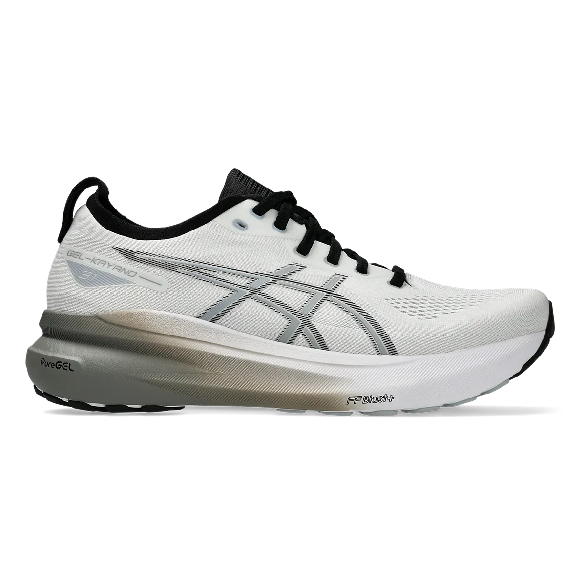 Asics Gel Kayano 31 - White - Piedmont Grey Asics Gel-kayano 25 Running Shoe