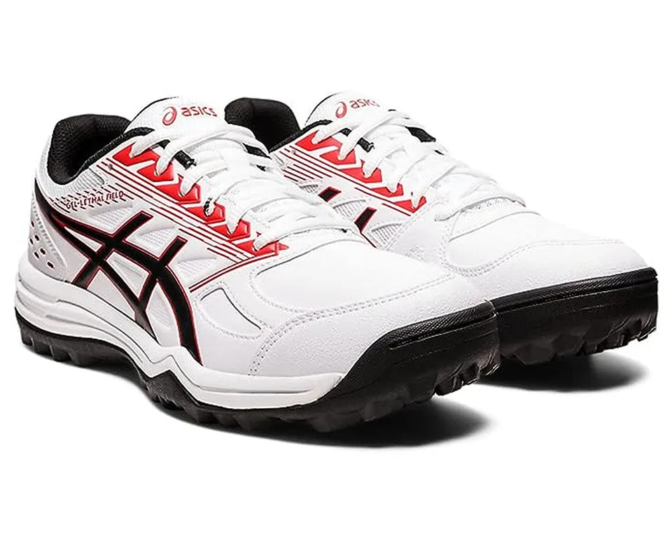 Asics Shoes Quantum 180 ASICS GEL-LETHAL FIELD White/Classic Red Sports Running Shoe - 1111A200.102