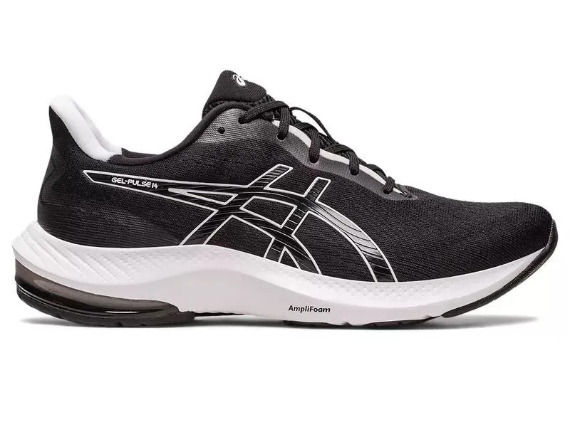 ASICS GEL PULSE 14 1012B318-BLACK WHITE Asics Volleyball Shoes Price