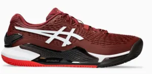 Asics Gel Kayano 30 Running Shoes Asics Gel-Resolution 9 CLAY Red/White tennis shoes