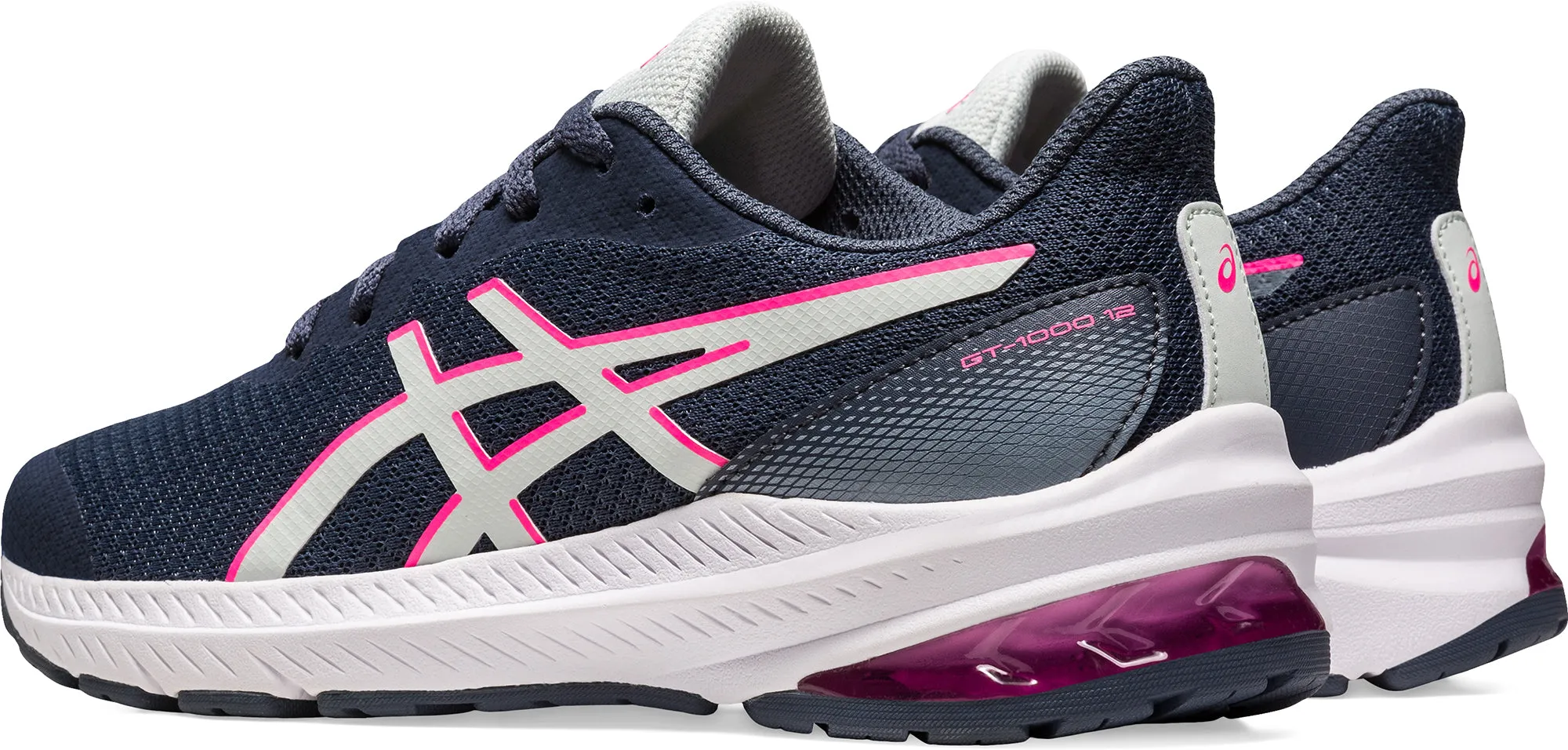 Asics GT 1000 12 GS Junior Running Shoes - Blue Asics Gel-rocket 9 Volleyball Shoes