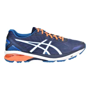 Asics GT-1000 5 Men's Shoes Indigo Blue/Snow/Hot Orange Asics Shoes For Achilles Tendonitis