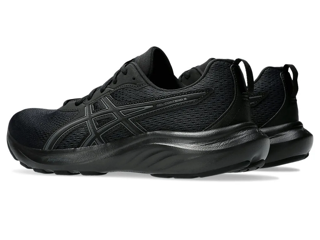 Asics Split Second Wide Wrestling Shoes ASICS MEN'S GEL CONTEND 9 TRIPLE BLACK RUNNING SHOES