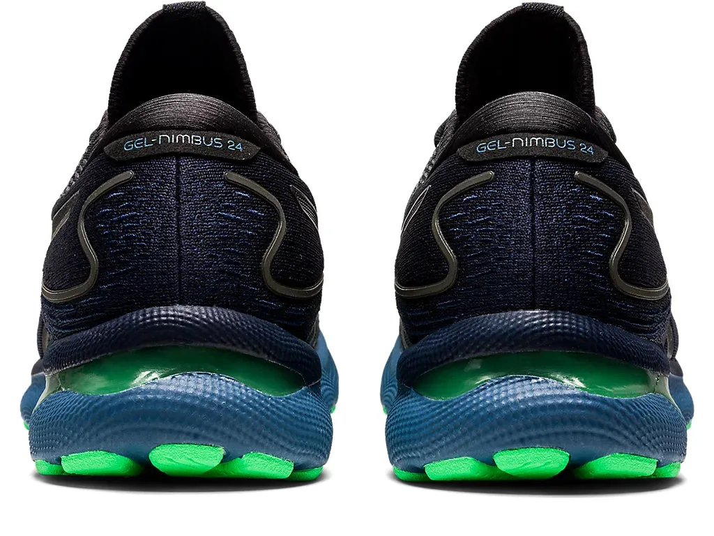 ASICS Men's GEL-NIMBUS 24 (Black/Gunmetal) Asics Gel Foam Shoes