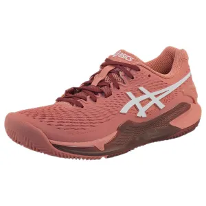 Asics Women's Gel-Resolution 9 - Clay - Light Garnet/White Asics Best Walking Shoes