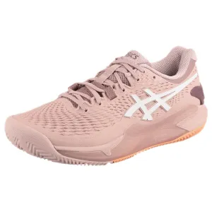 Asics Women's Gel-Resolution 9 - Clay - Watershed Rose/White Asics Running Shoes Size 15
