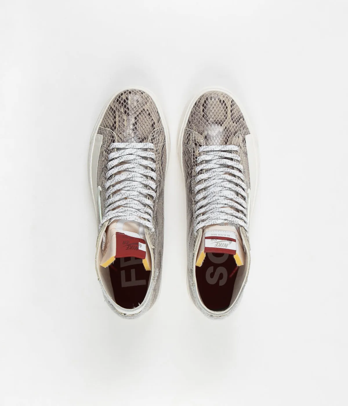 Nike SB x Soulland Blazer Mid Shoes - Light Bone / White - Pure Platinum Buy Asics Shoes Online