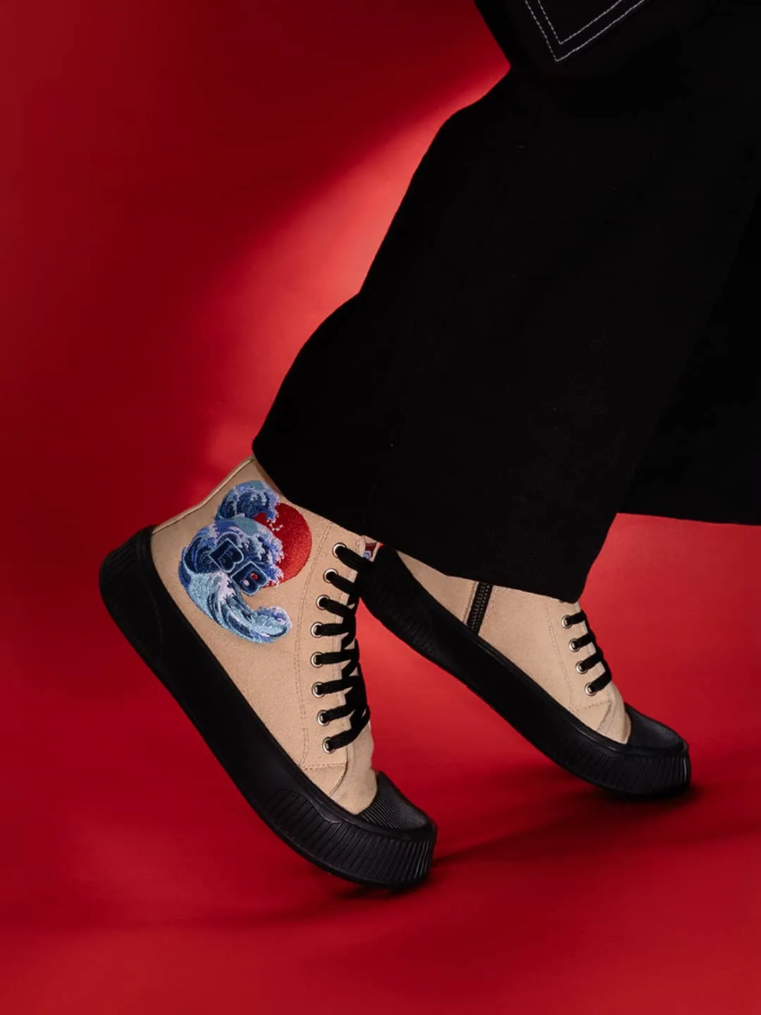 Bacca Bucci Women's High-Top Sneakers - "Kawaii Kicks" Collection Orbit Sneakers Sale