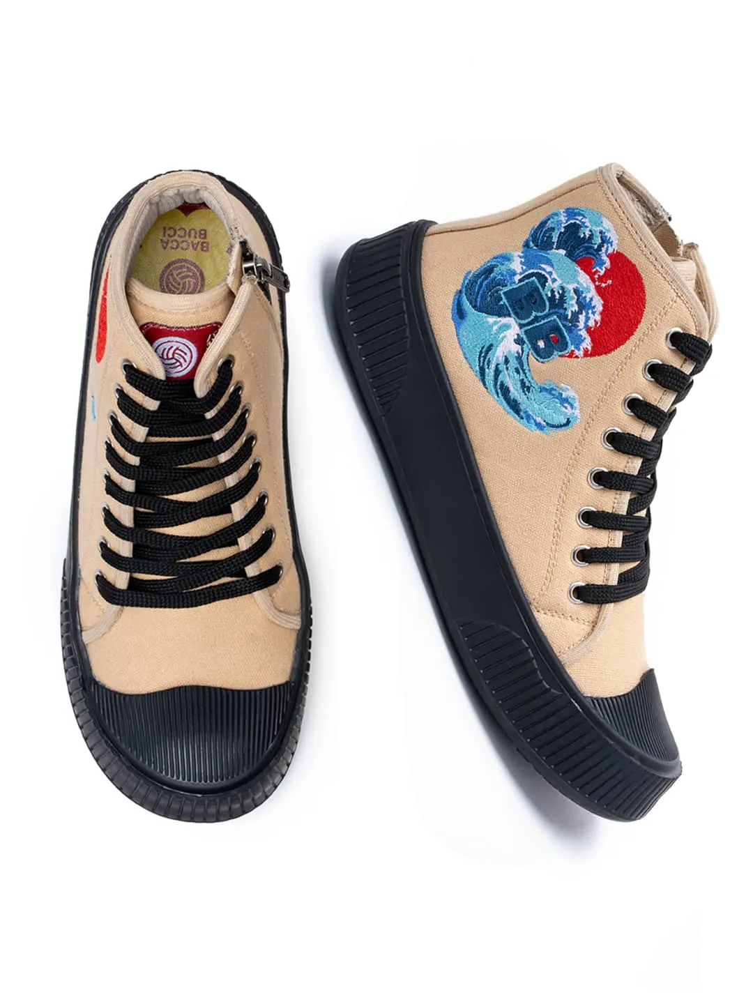 Songs About Sneakers Bacca Bucci Women's High-Top Sneakers - "Kawaii Kicks" Collection
