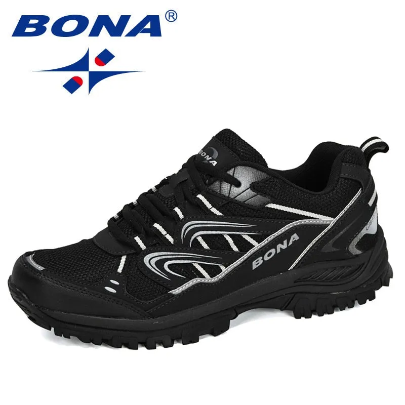 BONA New Designers Popular Sneakers Hiking Shoes Men Outdoor Trekking Shoes Man Tourism Camping Sports Hunting Shoes Trendy Hedgehog Futurelight Hiking Shoes