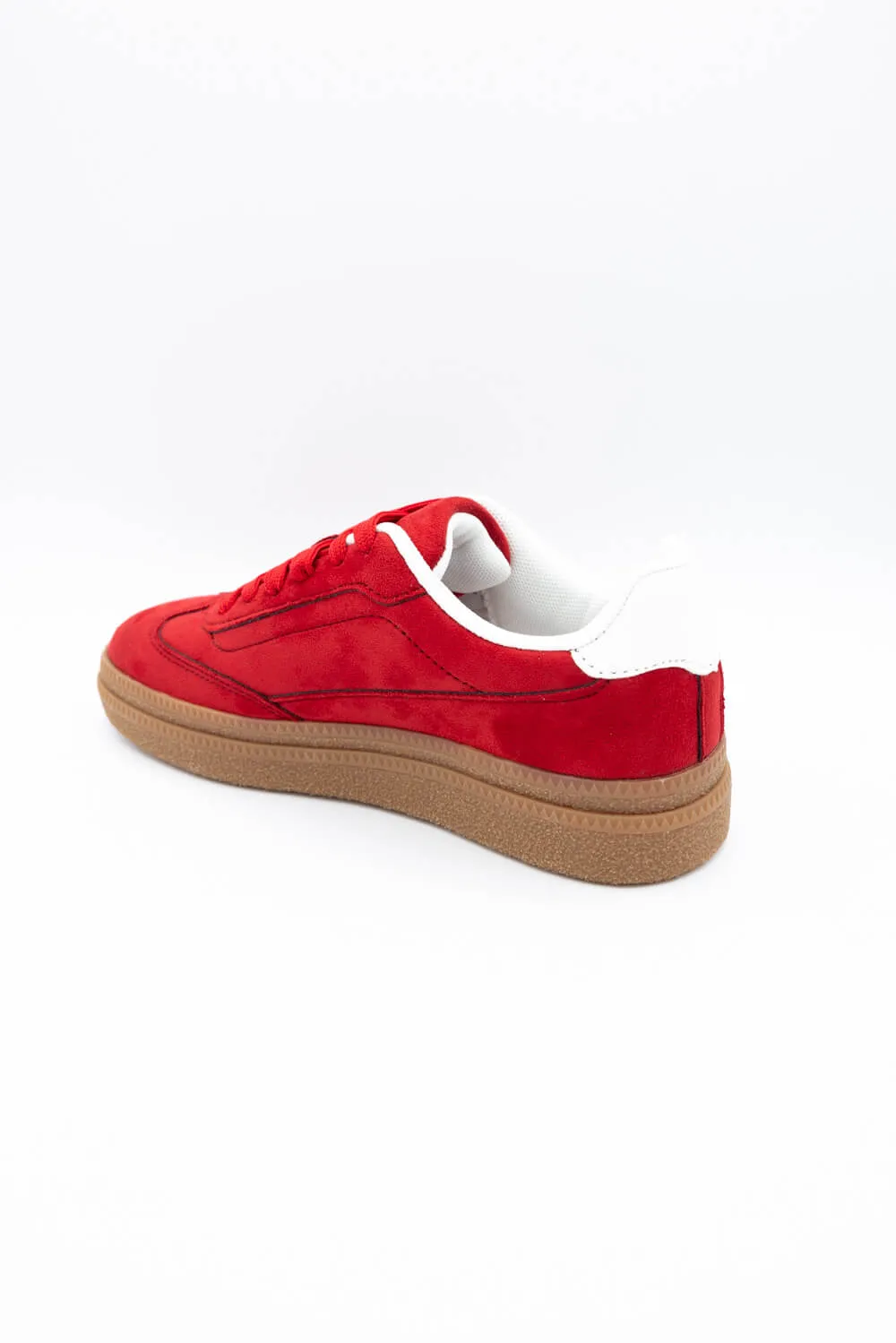 Slip On Sneakers White Berness Legend Sneakers for Women in Red | LEGEND-RED